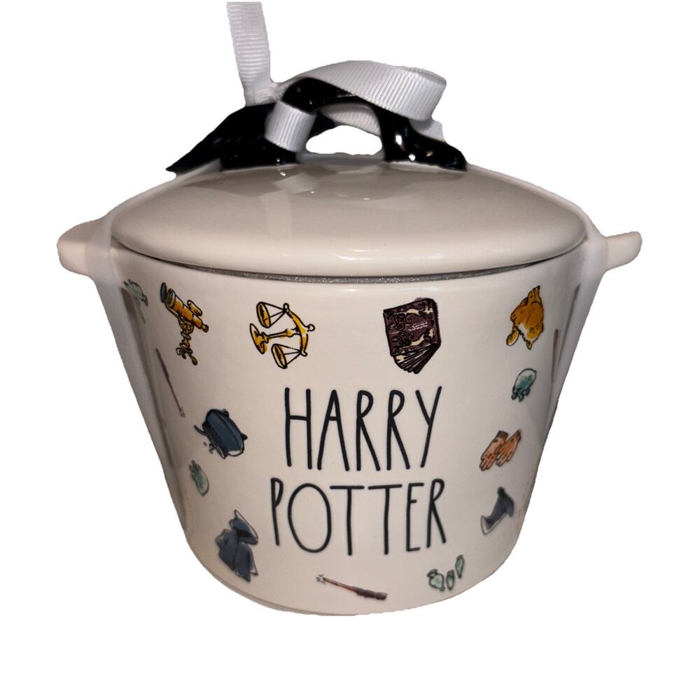 Rae Dunn Harry Potter School Of Witchcraft & Wizard Mini Crock Baking Dish & Lid